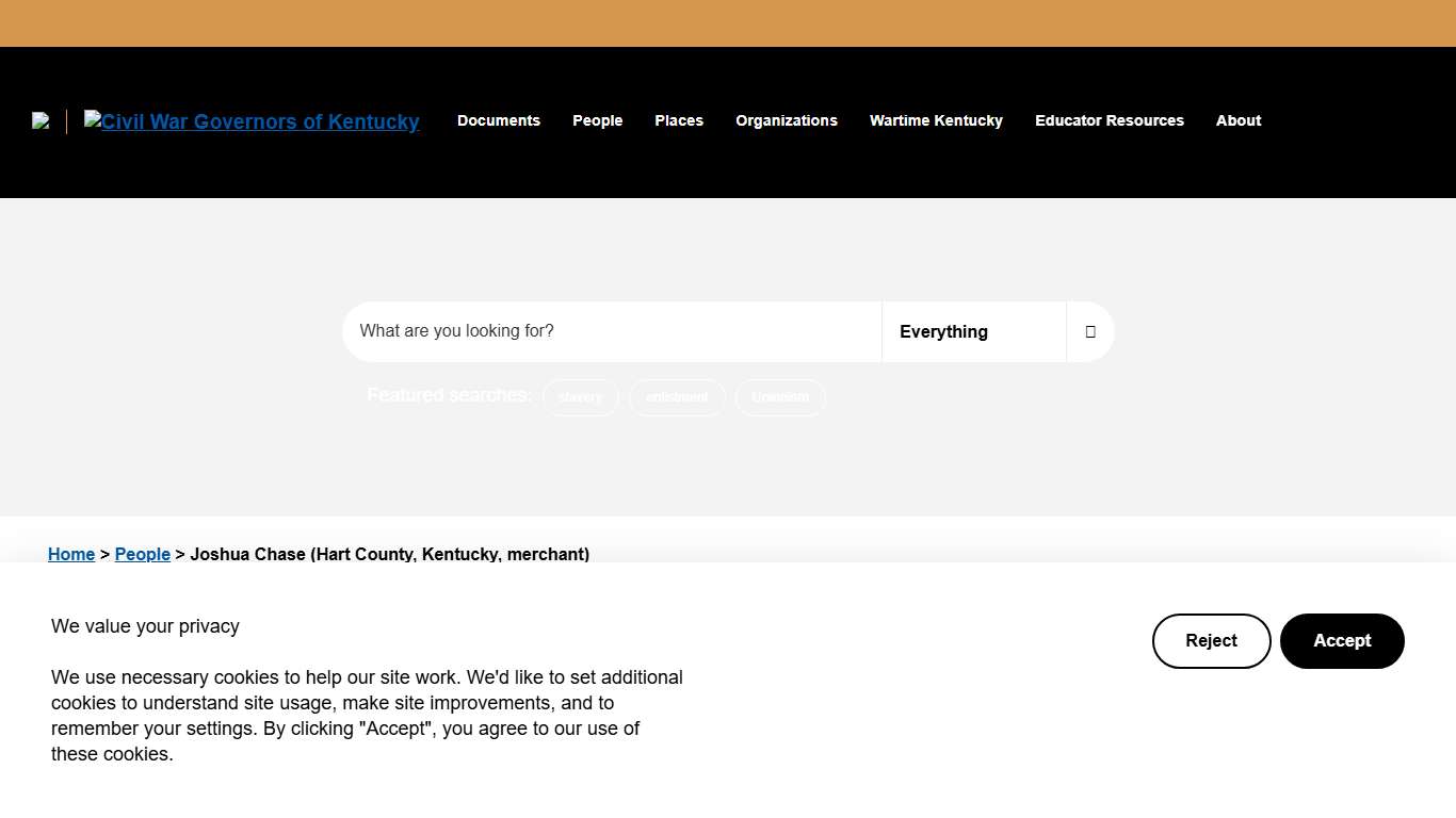 Civil War Governors of Kentucky · Civil War Governors of Kentucky